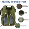 thumbnail image 3 of PILLANI Baby Diaper Bag Backpack - Large Bag for Boys & Girls, Waterproof Diaper Backpack - Travel Diaper Bags w/Changing Pad Baby Registry Search & Shower Gifts - Essentials Must Haves Newborn Stuff, 3 of 8