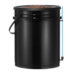 DWC Hydroponics Grow System - 4 Bucket Deep Water Culture with Top Drip, Ideal for Indoor Plants