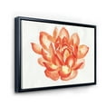 thumbnail image 3 of Designart 'Ancient Detail of A Orange Lotus' Traditional Framed Canvas Wall Art Print, 3 of 5