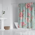 thumbnail image 3 of Waterproof Pioneer Shower Curtain 72x84 Inch Polyester Unique Cute Floral Shower Curtain for Bathroom Hotel Home Decor with 12 Plastic Hooks, 3 of 5