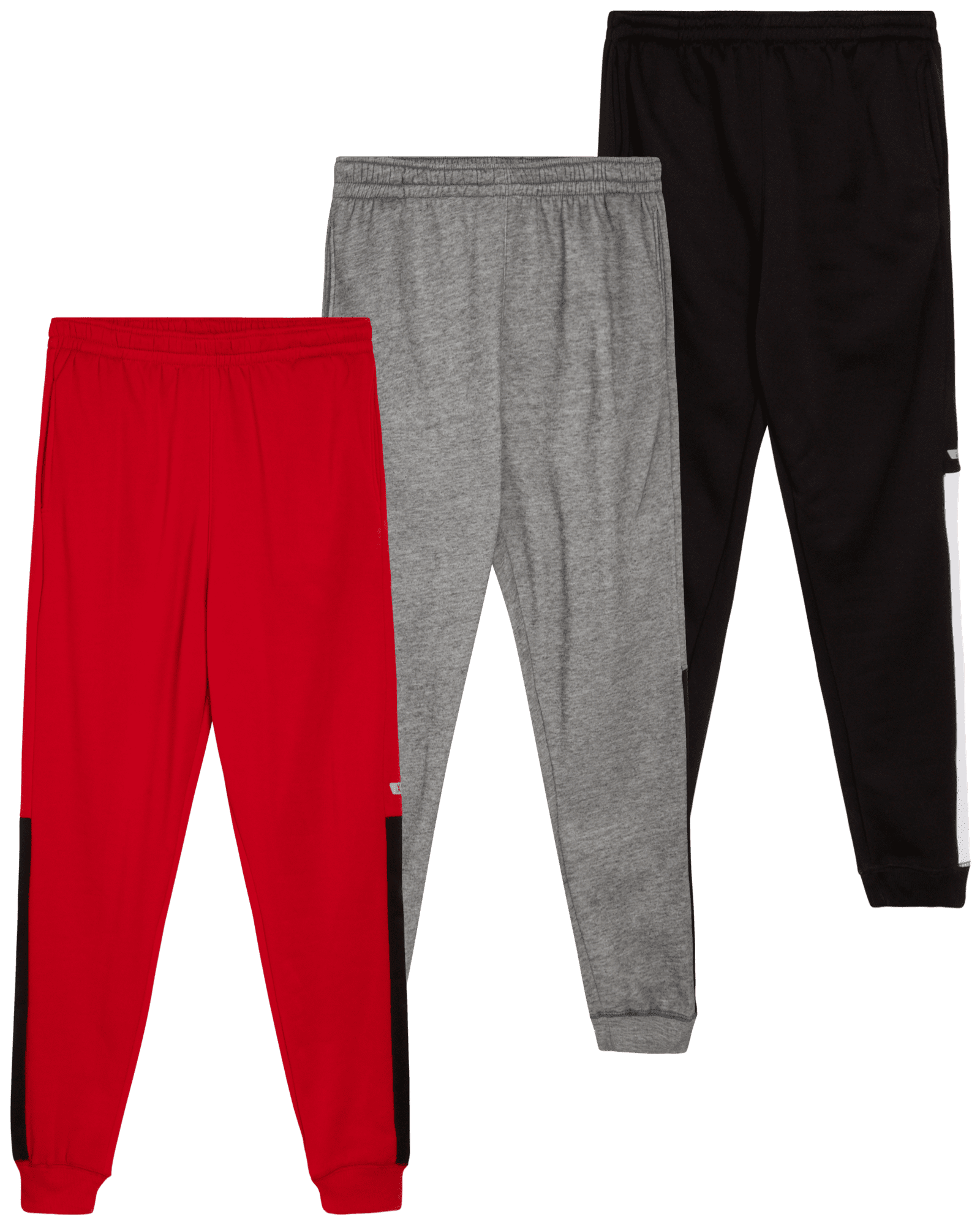 iXtreme Men's Sweatpants - 3 Pack Active Fleece Jogger Pants (Size: S ...