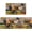 Rooster3, variant on Area Rooster Hen Kitchen Rugs Sets of 2 Large Floor Sunflower Mats Non Slip Carpet Retro Fuzzy Washable Pads 47x17 + 24x17 in