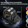 thumbnail image 3 of Bike Bell, Aluminum Alloy Mini Bike Bell 100db Rings Loud, New Upgrade Double Bell Rings Louder and Longer, 22-24mm Handlebar, 3 of 5