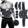 thumbnail image 2 of Entrenador muscular EMS Estimulador muscular abdominal Brazo Pierna Cinturón de entrenamiento muscular Parche de entrenamiento físico para hombres y mujeres Ejercicio de oficina en casa(Azul) Unbranded 1411200371111, 2 of 7