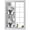 Black, variant on Bear Fishing Window Privacy Film, Forest Stream Animals Frosted Glass Window Clings Static Cling UV Heat Blocking Reusable Door Sticker for Bathroom 23.6 x 59 Inch