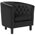 thumbnail image 3 of Modway Prospect 2 Piece Performance Velvet Armchair Set in Black, 3 of 6
