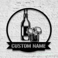 thumbnail image 2 of Craftnamesign Custom Bourbon Dolla Money Metal Wall Art LED Light, Personalized Home Bar Pub Decor, 2 of 5