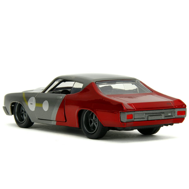 1970 Chevrolet Chevelle SS Gray Metallic and Red Metallic with
