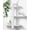 White, variant on Gronda Black Floating Shelves for Wall Mounted, 3 Tier Pine Wood Shelf for Living Room Bathroom Bedroom Home Decoration Storage, Modern 20in