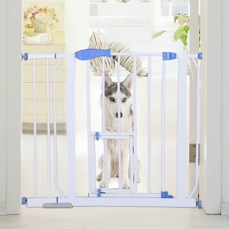 Gobestart Safety Gates Baby Stair Fence Barrier Pet Dog Gate Door Ramp Guardrail Isolation