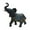 Black, variant on Lipstore Elephant Statue Animal Art Sculpture Ornament Decorative Elephant Figurine Resin Black