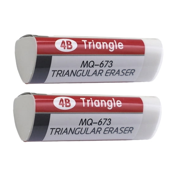 Triangular Erasers Ergonomic Grip Easy Erasing For Student Drawing Sketching