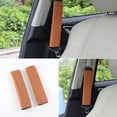 thumbnail image 4 of Xiao Hua 1 par de fundas protectoras para cinturón de seguridad de coche, de piel sintética, color negro, 4 of 5