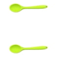 thumbnail image 4 of Cateissary Cuchara de silicona Cuchara de sopa de vajilla profesional de mango largo Verde Verde 2Conjunto, 4 of 6