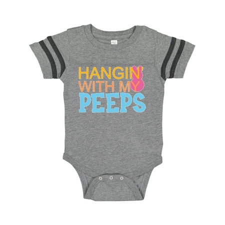 

Inktastic Hanging With My Peeps Gift Baby Boy or Baby Girl Bodysuit