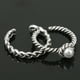 thumbnail image 5 of Juego De Anillos Ajustables Con Apertura De Plateado De 2 Sunnimix anillos abiertos, 5 of 5