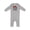AC-Heather Grey, variant on Ladybug Mommys Little Lovebug Baby Romper Coveralls
