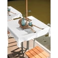 thumbnail image 2 of Square Outdoor Tablecloth with Umbrella Hole Funny Giraffes Outside Table Cloth Waterproof Patio Table Cover Cute Art Fun Lovely Animals on Toilets Zipper Tablecloths for Picnic Camping 54x54 Inch, 2 of 8