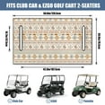 thumbnail image 3 of Microfiber Golf Cart Seat Cover 51" x 31", Universal Fit for Most Bench Seats Including EZGO, Club Car, Yamaha Drive, Icon, 3 of 8