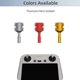thumbnail image 5 of Moyic 1 par de aleación de aluminio control remoto balancín piezas desmontables palos Drone Joystick reemplazo para Mini 3 Pro Accesorios para drones aéreos Rojo, 5 of 6