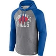 thumbnail image 2 of Men's Fanatics Heather Gray Buffalo Bills Favorite Arch Raglan Pullover Hoodie, 2 of 3