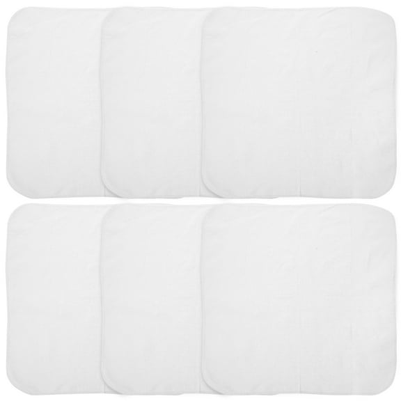 HERFIER 6pcs Reusable Cheese Cloths Bulk Food-grade Cotton Yarn Cheesecloth Hemmed Muslin Cloth for Cooking 15.72x15.72x0.08in