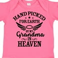 thumbnail image 4 of Inktastic Handpicked for Earth by My Grandma in Heaven Angel Wings Boys or Girls Baby Bodysuit, 4 of 5