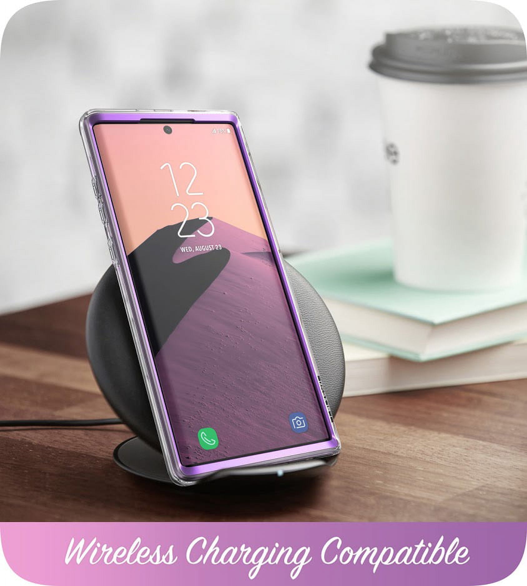 i-Blason Cosmo Series Case for Galaxy Note 10+ Pro/Plus 5G 2019 Release, Slim Stylish Protective Bumper Case Without Built-in Screen Protector (Purple)