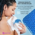 thumbnail image 4 of Soyumi African Net SpongeAuthentic, Real, Black Owned, Exfoliating Bath Wash Cloth, Long Sponge, Body Exfoliator, Shower BathAccessories, Back Foot Scalp Scrub, Flat Dead Skin Remover, 4 of 7