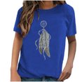 thumbnail image 2 of Pompotops T-shirt à Col Rond Imprimé pour Femmes en Solde, 2 of 8