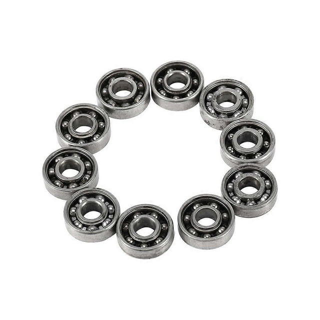 Lot de 10 roulements à billes miniatures en acier 608 pour toupie à doigt 8 x 22 x 7 mm