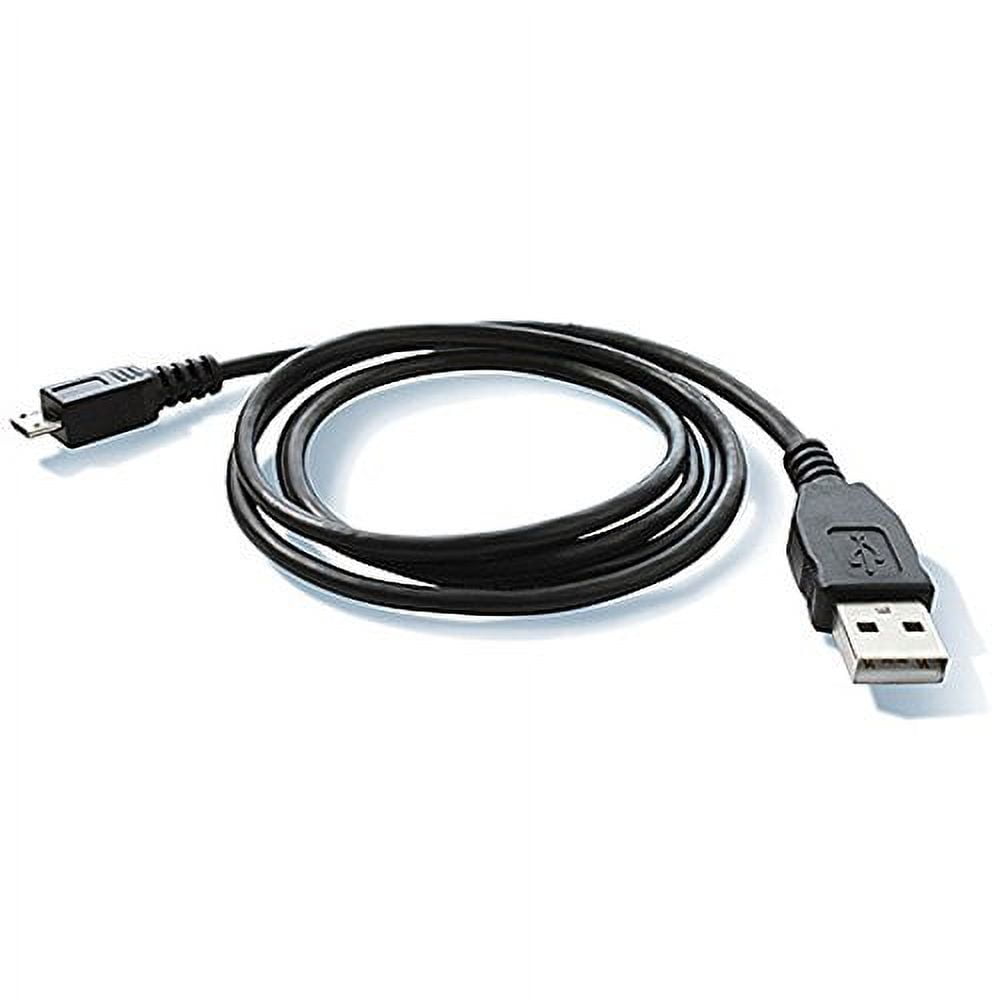 HQRP USB Data Cable Cord for Sony Cyber-Shot DSC-HX100V, DSC-HX7V