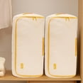 thumbnail image 3 of Quilt Storage Bag, Large Capacity Compressible Storage Bag for Clothes, Blankets and Bedding, Moving and Closet Organization Storage Bag with Zipper Closure and Handle^, 3 of 6