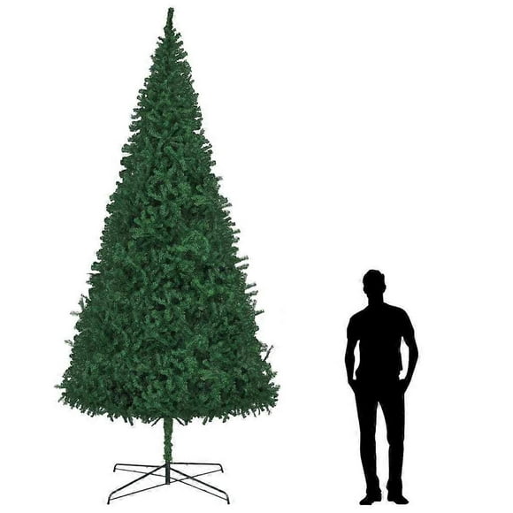 Artificial Christmas Tree 13 ft Green--