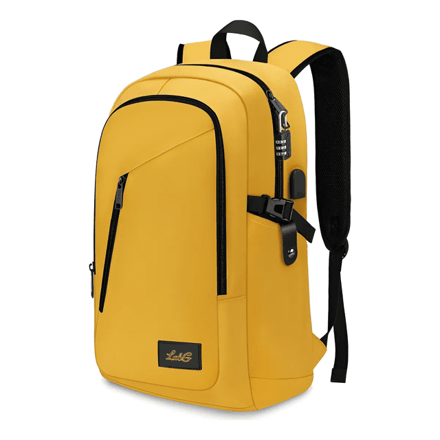 Mochila Para Laptop 15.6inch Mochila De Viaje Para Negocios35L Lab.G, Amarilla