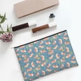 thumbnail image 6 of Cauagu Corgi with Flowers for Tyvek Makeup Bag,Reusable Travel Cosmetic Bag Women Organizer Toiletry Bag Birthday,Gifts for Women Girlfriend Mom Teacher 6.5’’*8.9’’, 6 of 7