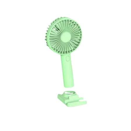 

Handheld Mini Cooling Fan Summer Adjustable 3 Speeds Portable Hot Weather Air Cooler Desktop Hands-free Phone Holder