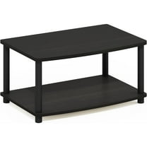 Turn-N-Tube No Tools 2-Tier Elevated TV Stand, Espresso/Black