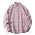 thumbnail image 2 of Awdenio Shirts for Men Plaid Button Down Long Sleeve Shirt Soft Casual Tops with Two Chest Pockets, 2 of 4
