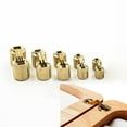 thumbnail image 6 of SENRISE 4 Pcs Barrel Hinges Pure Copper 180 Degree Opening Angle Invisible Furniture Hinges Mount 10mm-18mm, 6 of 7