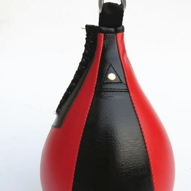Ballon De Boxe En Cuir PU Anti-explosion – Poire De Vitesse, Avec Corde, Pour Entraînement Réflexes Et Fitness