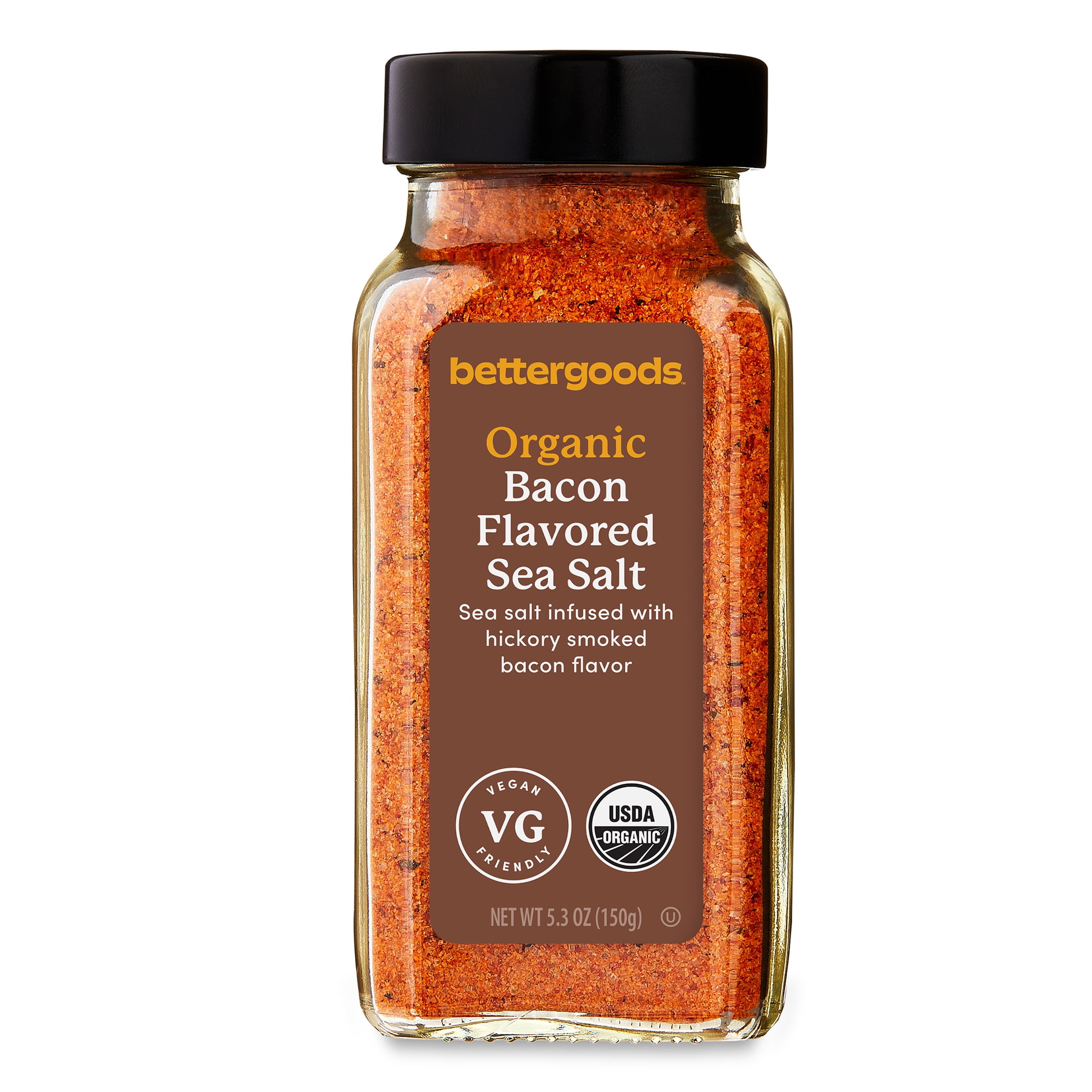 Bettergoods Organic Bacon Flavored Sea Salt, 5.3 oz Bettergoods Organic Bacon Flavored Sea Salt, 5.3 oz