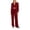 Red, variant on Women's 3 Piece Sequin Lounge Sets Tracksuits Casual Sweatershirt Sparkly Tube Top Glitter Drawstring Sweatpants Sets Casual Going Out