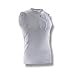 thumbnail image 3 of Storelli BodyShield Sleeveless Undershirt | Protective Soccer Base Layer | Lightweight Compression Top | Padded Chest and Rib Protection | White | Youth Large, 3 of 4
