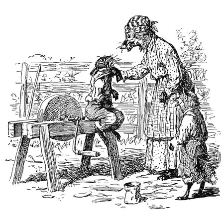 Harris Uncle Remus 1895 Nbrer Rabbit Caught By Miss Fox And Placed On The Grindstone Pen Harris Uncle Remus 1895 Nbrer Rabbit Caught By Miss Fox And Placed On The Grindstone Pen