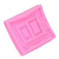 thumbnail image 1 of Molde De Silicona Marco De Fotos Retro Marco De Fotos Fondant Pastel Decoración Herramienta Rosa, 1 of 7