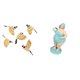 thumbnail image 1 of Arte de pared de pájaros de madera,Pájaros de madera para decorar la pared,regalos para el hogar,Figura de dama en traje de baño,Figura de dama en traje de baño para decoración de, 1 of 8