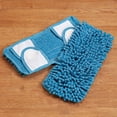 thumbnail image 4 of Chenille Mop Pad 2-Pack - Blue - Microfiber - Hard Floor - Reusable - 11 1/4"L x 5 1/2"W, 4 of 6