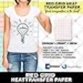 thumbnail image 2 of Red Grid - Inkjet Heat Transfer Paper 8.5"x11" 100 SHEETS*, 2 of 4