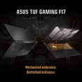 thumbnail image 2 of ASUS TUF Gaming F17 Portable 17,3 Po – Intel Core 5 210H, 32 Go de RAM, SSD 1 To, GeForce RTX 3050, Écran IPS FHD 144 Hz, Clavier Rétroéclairé, Thunderbolt 4, Windows 11 Famille, Noir, 2 of 9